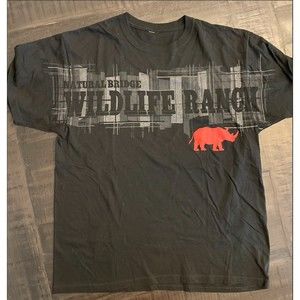 Men's Natural Bridge Wildlife Ranch San Antonio T Shirt - Sz XL